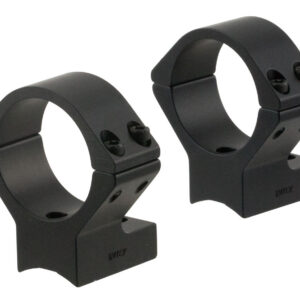 Talley 740734 Scope Mount/Ring Combo Black Anodized 30mm Tube Weatherby Vanguard Medium Rings