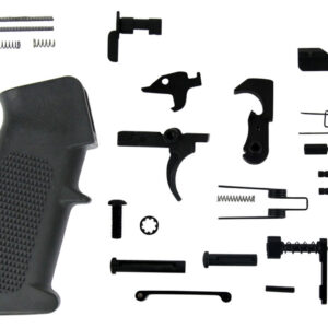 TacFire LPK01USA AR-15 Parts Kit AR-Platform Black A2 Grip Black