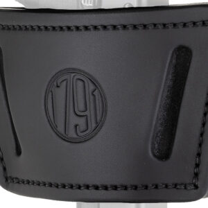 1791 Gunleather UIWXSBLA UIW Max  IWB/OWB Black Leather Belt Clip Fits Most Mid-Large Frame Autos with Rail, Laser & Light Ambidextrous