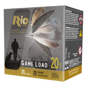 Rio Ammunition RC2075 Game Load 20Gauge 2.75" 1oz 7.5Shot 25 Per Box/10 Case