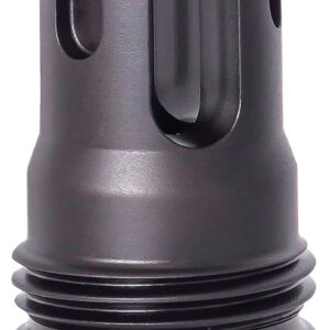 Rugged Suppressor FH015 R3 Flash Mitigation System Black with 3/4"-24 tpi Threads & 2.13" OAL for 7.62mm SR25