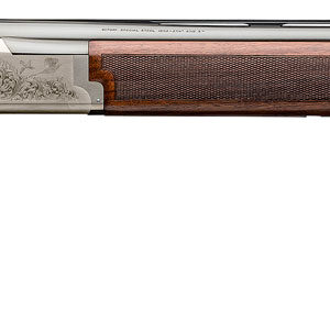 Browning 0182096004 Citori 725 Feather Full Size 20 Gauge Break Open 3" 2rd 28" Blued Over/Under Vent Rib Barrel, Engraved Silver Nitride Aluminum Receiver, Fixed Grade II/III Black Walnut Stock
