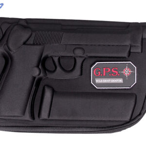 GPS Bags 909PC Custom Molded  w/ Lockable Zippers Internal Mag Holder & Black Finish for Beretta 92/96 & Taurus PT92