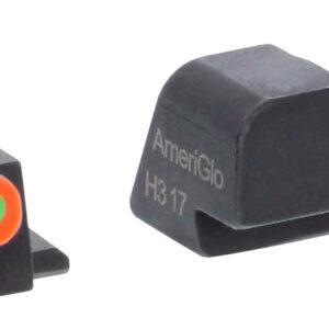 AmeriGlo SG201 i-Dot Sight Set for SIG Sauer Green Tritium Orange Outline Front Sight-Green Tritium Rear Sight