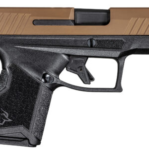 Taurus 1GX4M93E GX4 Micro-Compact 9mm Luger Caliber with 3.06" Barrel, 11+1 Capacity, Black Finish Frame, Serrated Coyote Cerakote Steel Slide & Interchangeable Backstrap Grip Includes 2 Mags
