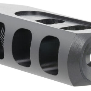 TacFire  Tanker Muzzle Brake  Black Oxide Steel with 5/8"-24 tpi Threads 2.76" OAL 1.37" Diameter for 308 Win