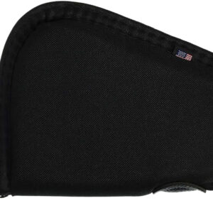 Allen 748 Locking Handgun Case Black Endura, YKK Zippers & Foam Padding Includes 2 Keys 8" L