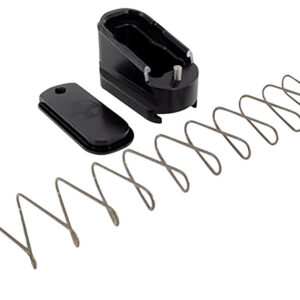Shield Arms G43ME2BLK Magazine Extension  +2 Extended 2rd Compatible w/Glock 43, Black Anodized Aluminum