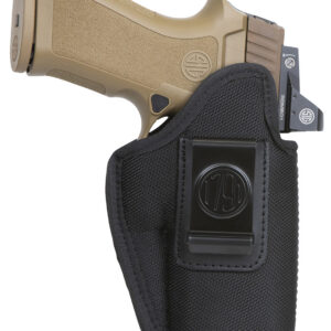 1791 Gunleather PNIWB5BLKL Premium Nylon  IWB Size 05 Black Ballistic Nylon Clip-On Left Hand