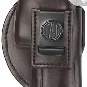 1791 Gunleather 4WH6SBRR 4-Way  IWB/OWB Size 06 Signature Brown Leather Belt Clip Compatible w/ Glock 21/Sig P225 Right Hand