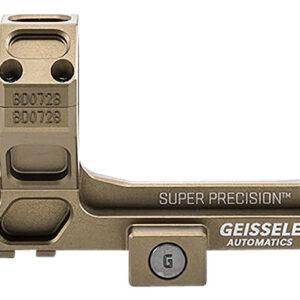 Geissele Automatics  AR15 Super Precision Scope Mount/Ring Combo Desert Dirt Color Anodized