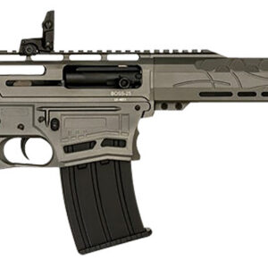 Citadel CBOSS2512TG Boss-25  12 Gauge Semi-Auto 3" 5+1 18.75" Black Steel Threaded Barrel, Tungsten Gray Picatinny Rail Receiver, Black Adj Comb Synthetic Stock, Black Finger Groove Grip