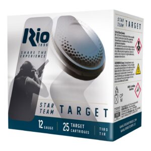 Rio Ammunition STT32LR75 Team Target  12Gauge 2.75" 1 1/8oz 7.5Shot 25 Per Box/10 Case