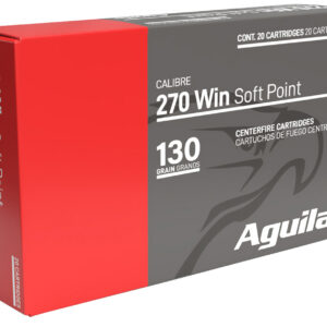 Aguila 8053AG   270Win 130gr InterLock Boat Tail Soft Point 20 Per Box/10 Case
