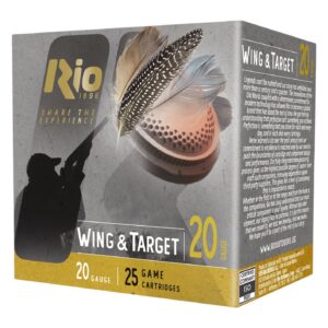 Rio Ammunition WT208 Wing & Target 20Gauge 2.75" 7/8oz 8Shot 25 Per Box/10 Case