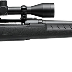 Savage Arms 32003 Axis XP Combo 243 Win 4+1 22" Matte Black Button Rifled Barrel, Matte Black Drilled & Tapped Carbon Steel Receiver, Fixed Sporter Black Synthetic Stock, Weaver 3-9x40mm, Right Hand