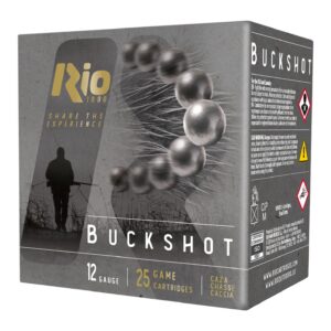 Rio Ammunition RB122725 Royal Buck 12Gauge 2.75" 4Buck Shot 25 Per Box/10 Case