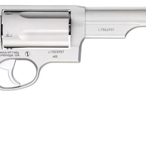 Taurus 2-441069T Judge Compact 45 Colt (Long Colt)/410 Bore 5 Shot 6.50" Matte Stainless Steel Barrel, Cylinder & Frame, Black Ribber Grip, Transfer Bar Safety, Exposed Hammer