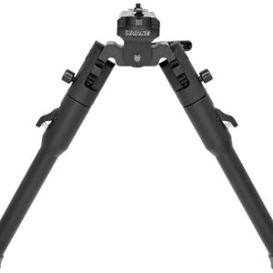 Warne 7914M Skyline Lite Bipod  Folding Black Aluminum/Steel