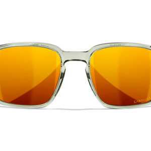 Wiley X AC6ALF04 Alfa  M/L Bronze Mirror Lens Polycarbonate Gloss Crystal Light Olive Frame