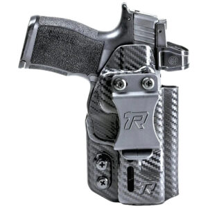 Rounded Gear RGDRUIDSFAHELLCATPROCF Druid  IWB/OWB Black Carbon Fiber Kydex Fits Springfield Hellcat Pro Ambidextrous