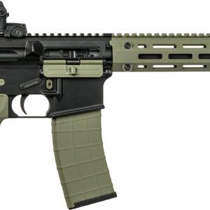 Tippmann Arms A101228 M4 LTE MSR 22 LR 25+1 16" Black Parkerized Threaded Barrel, OD Green Aluminum Receiver w/Picatinny Rail, M-LOK Handguard, Black Adj CAR15 Polymer Stock, OD Green Gen2 Grip, Right