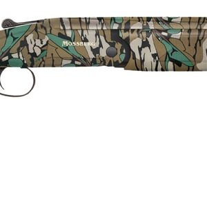 Mossberg Silver Reserve Eventide 410 Gauge Break Open 3" 2rd 20" Overall Mossy Oak Greenleaf Over/Under Vent Rib Barrel, Receiver w/Engraved Logo, Mossy Oak Greenleaf Fixed Synthetic Stock