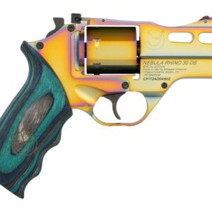 Chiappa Firearms CF340354 Rhino 30SAR 357 Mag 6 Shot 3" Nebula PVD, Blue Laminate Grip