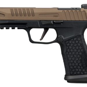 Sig Sauer 365XF9FBZXR3 P365 Fuse 9mm Luger 21+1 4.30" Black DLC Bronze Cerakote w/Freedom Engraving Stainless Steel Optic Ready/Serrated Slide, Black Stainless Steel Frame w/Beavertail & Picatinny Rai