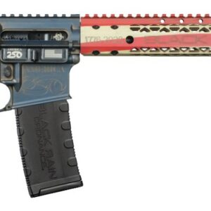 Black Rain Ordnance BRO-BETSY-250 Spec15 250th Anniversary 5.56 NATO 30+1 16" Red, White & Blue w/250th Anniversary Engraving Aluminum Receiver w/Picatinny Rail, Magpul MOE SL Black Polymer Stock, Bla