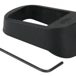Pachmayr 03850 Mag Sleeve  Compatible w/Glock 17/22/31 Mags To Fit Glock 19/23/32 Models, Black Polymer