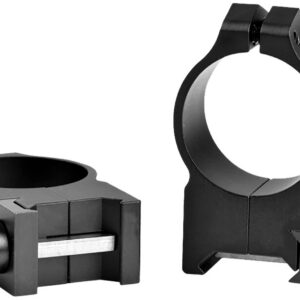 Warne 215LM Vertical Rings Maxima Matte Black 30mm High Quick Detach 0 MOA