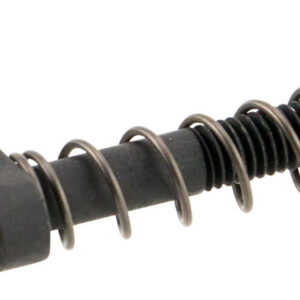 Strike Industries ARSMCRED Magazine Catch  made of Black Steel with Red 6061-T6 Aluminum Release Button for AR-Platform
