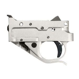Timney Triggers 10221C16 Replacement Trigger  Single-Stage Curved Trigger with 2.75 lbs Draw Weight & Silver/Black Finish for Ruger 10/22