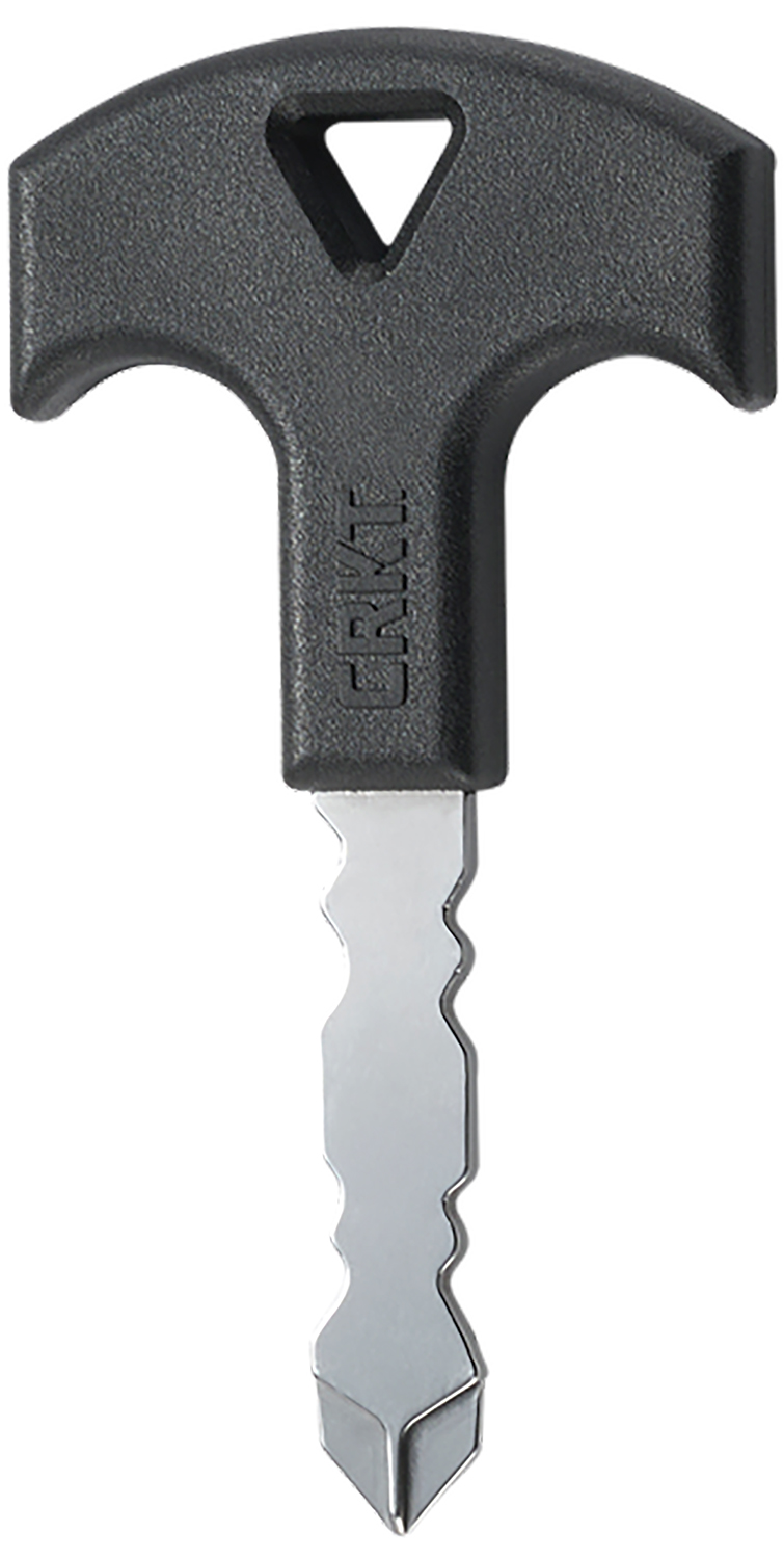 CRKT 9705 Williams Defense Key Matte Black 3CR13 Steel Includes Phillips Screwdriver