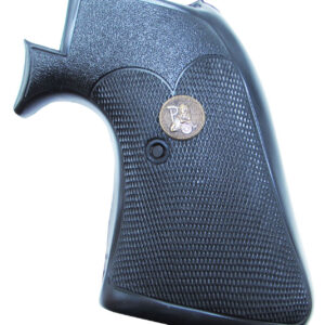 Pachmayr 03163 Presentation Grip Checkered Black Rubber for Ruger Super Blackhawk with Square Trigger Guard