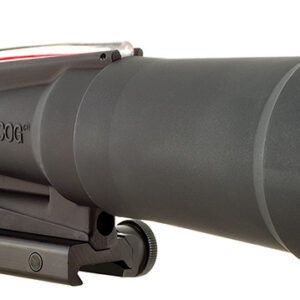 Trijicon 100175 ACOG  Black Hardcoat Anodized 5.5x50mm Illuminated Red Chevron .308/7.62 BDC Reticle