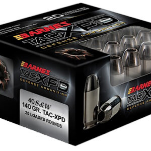 Barnes Bullets 21554 TAC-XPD Defense Handgun 40S&W 140gr 20 Per Box/10 Case