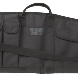 Blackhawk 74SG36BK Sportster Tactical Carbine Case 36" Black 600D Polyester w/ PVC Laminate 4 Mag Pocket 2 Large Accessory Pockets