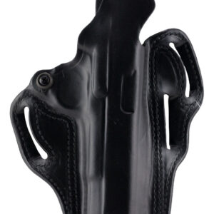 DeSantis Gunhide 001BAB2Z0 Thumb Break Scabbard OWB Black Leather Belt Slide Fits Glock 17 Fits Glock 22 Fits Glock 31 Right Hand
