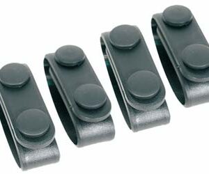 BH MOLDED BLT KEEPERS (4) BLK