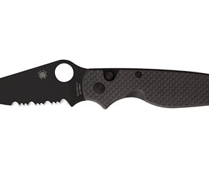 SPYDERCO BUTTONUP CF PS 3.27" BLK