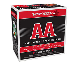WIN AA TRGT 12GA 2.75" #8 25/250