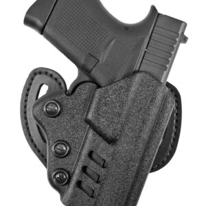 DeSantis Gunhide 042KAB6Z0 Facilitator OWB Black Kydex Belt Slide Compatible w/Glock 19/23 Belt 1.75" Wide Right Hand