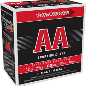 WINCHESTER AA 12GA 2.75" - 1-1/8OZ #8 1300FPS 250RD CASE
