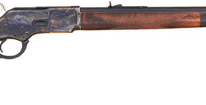 CIMARRON 1873 DELUXE 357/38 - 24" OCTAGON CC/BLUED PG WALNUT