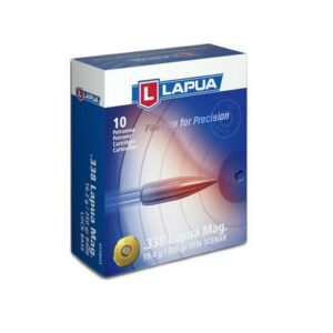 Lapua Rifle Ammunition .338 Lapua Mag 300 gr HPBT 2723 fps 10/ct